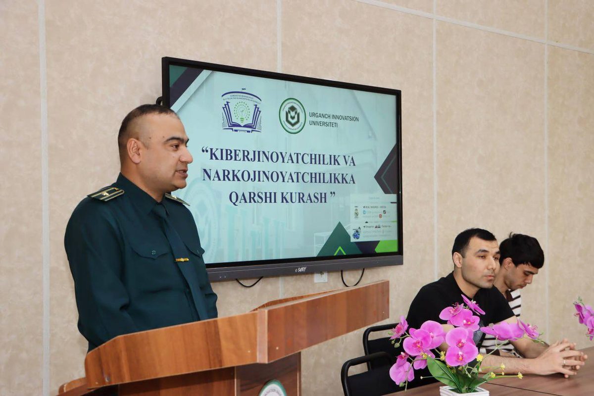 Urganch innovatsion universitetida "Kiberjinoyatlarga qarshi kurash" mavzusida davra suhbati tashkil qilindi.