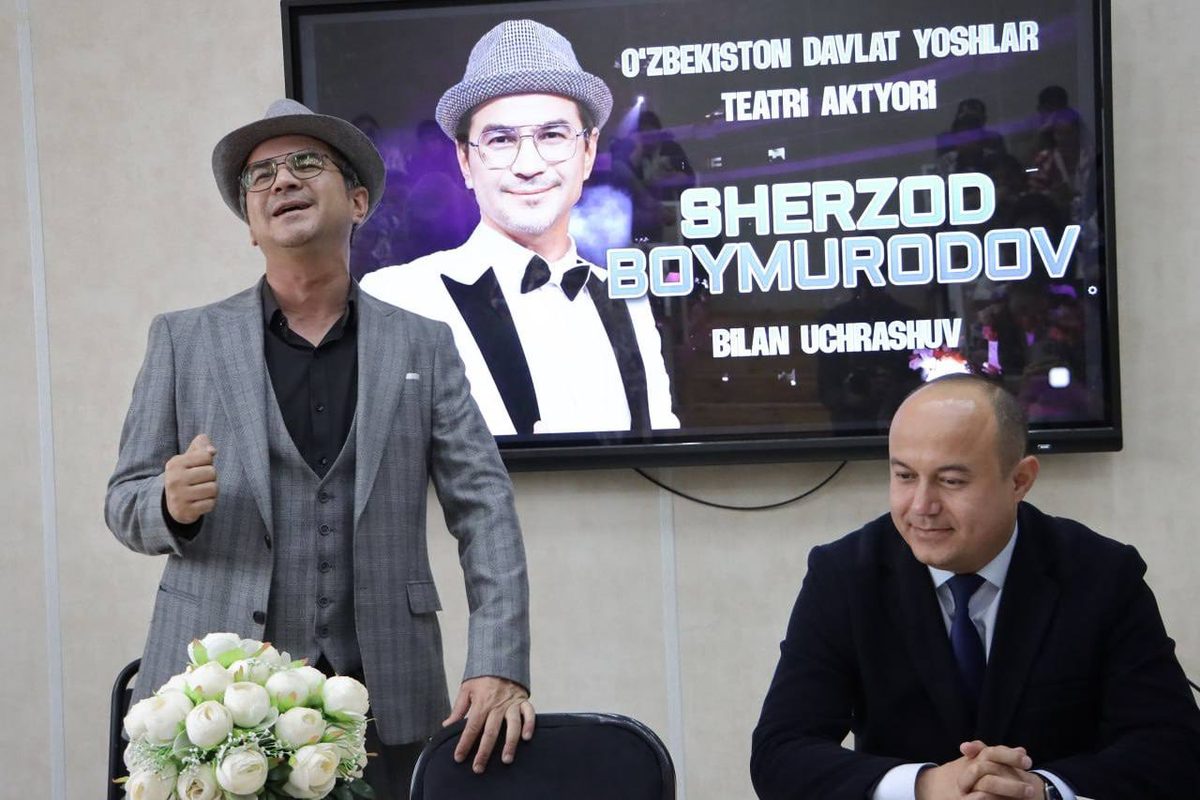 Urganch innovatsion universitetida O‘zbekiston Davlat Yoshlar teatri aktyori Sherzod Boymurodov bilan uchrashuv tashkil etildi.