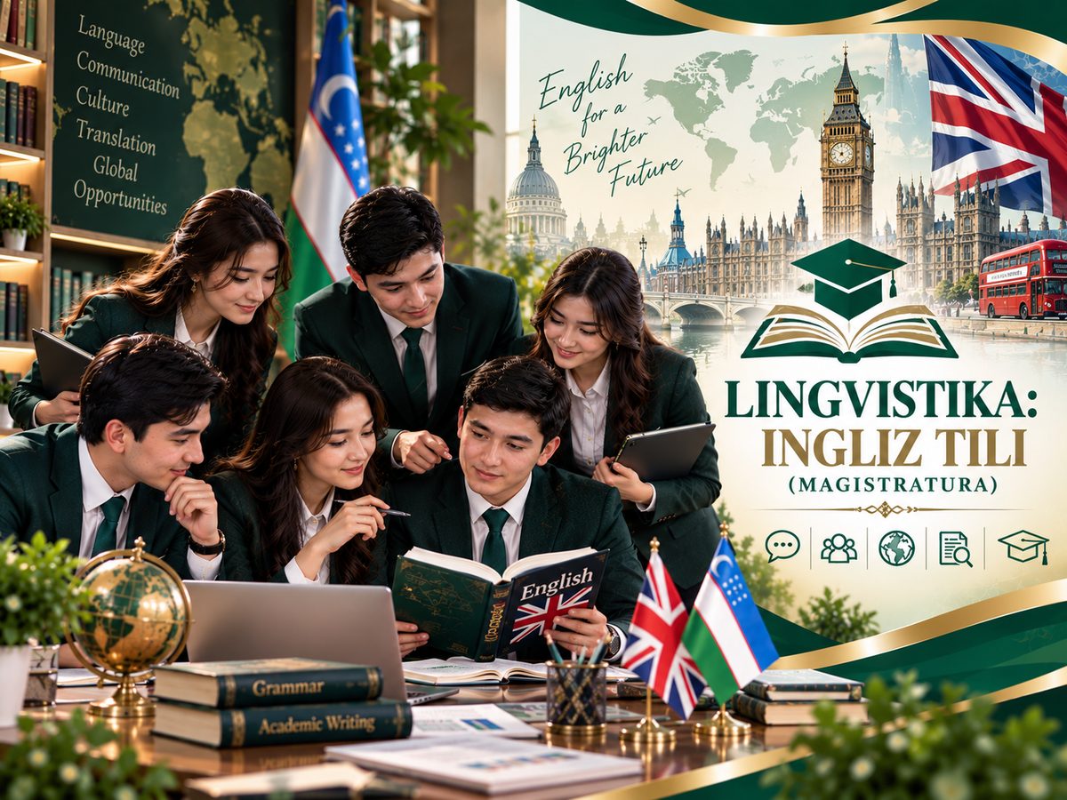 Lingvistika: ingliz tili (magistratura)